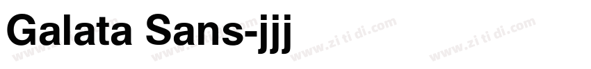Galata Sans字体转换